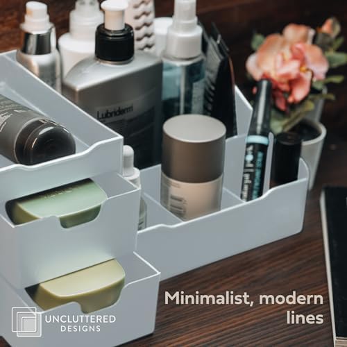 Uncluttered Designs Large Makeup Organizer for Vanity