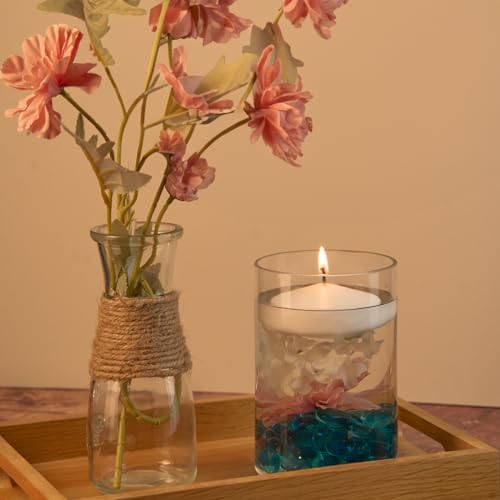 48 Pack White Floating Candles 3 Inch Unscented for Centerpieces