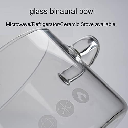 Clear Borosilicate Glass Stock Pot 1500ml