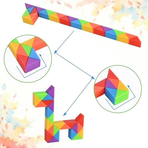 GOLDGE 24 Pack Mini Cube Puzzle Fidget Toys