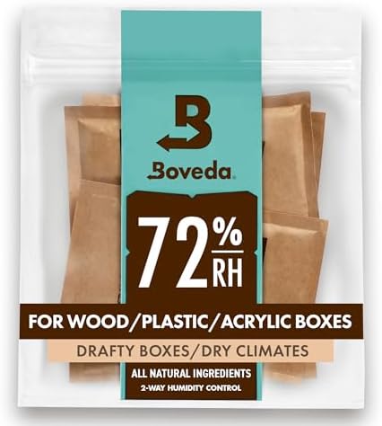 Boveda 72 Humidity Control Packs 4 Pack for Wood Humidifier Boxes