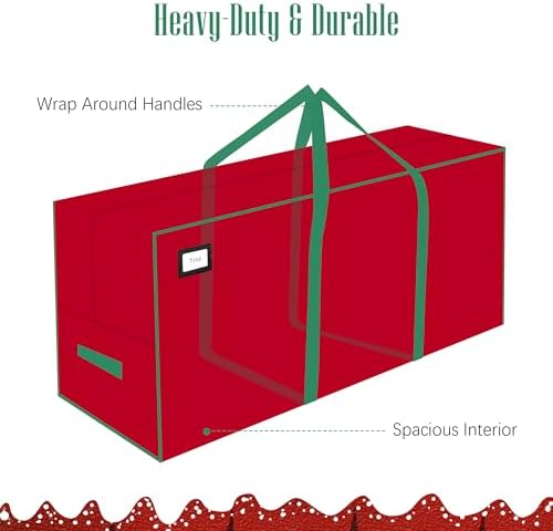 Cosy Family 75 ft Artificial Christmas Tree Storage Bag - Red