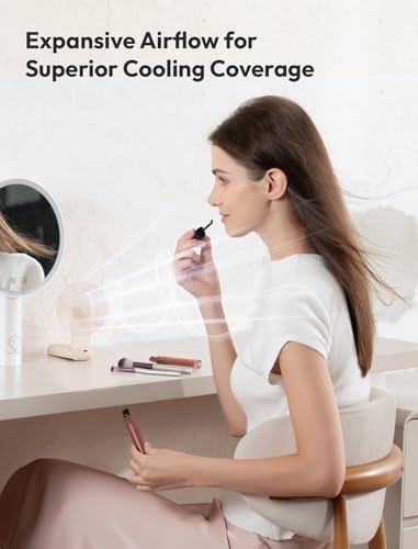 Aecooly Slim Portable Fan with 24H Cooling