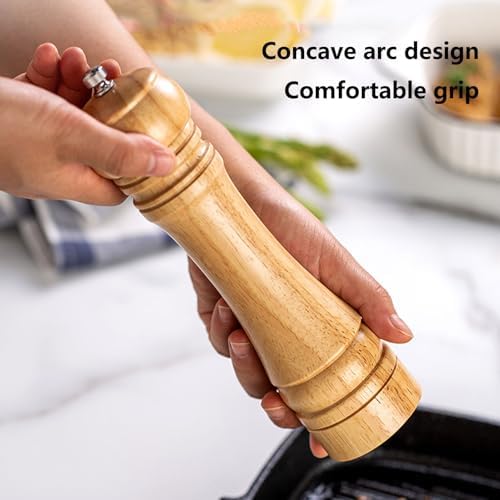 Adjustable Coarseness Salt Pepper Mill Set with Ceramic Core