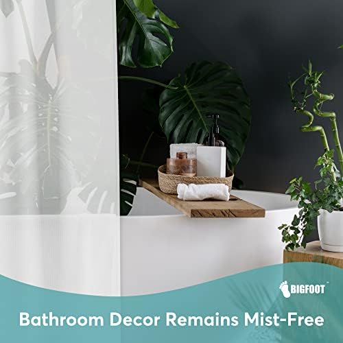 BigFoot Shower Curtain Liner 72x72 Clear
