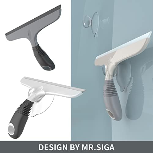 MRSIGA 10 Inch Multi-Purpose Squeegee with Suction Hook
