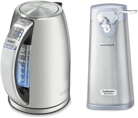 Cuisinart Electric Kettle with 6 Preset Temperatures and Can Opener