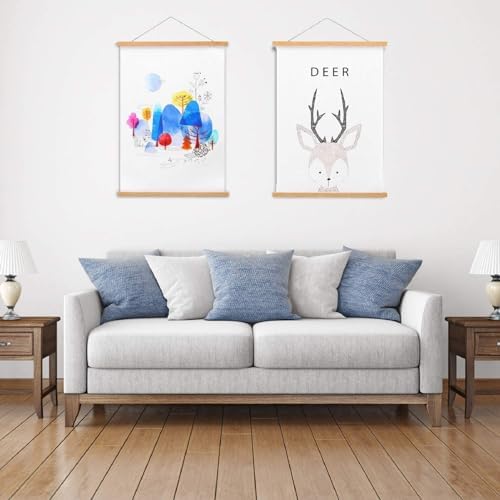 FALAMON 2 Pack Magnetic Poster Frame Hangers