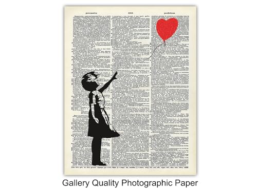 Banksy Inspired Wall Art Set - 6 Prints 8x10