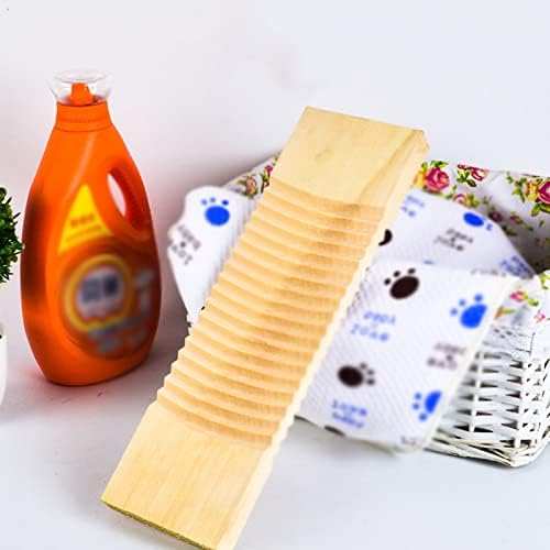 DCFV Multi-Purpose Bamboo Washboard for Hand Laundry
