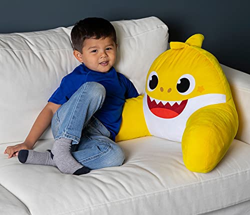 Baby Shark Kids Back Resting Pillow for Reading and TV Comfort