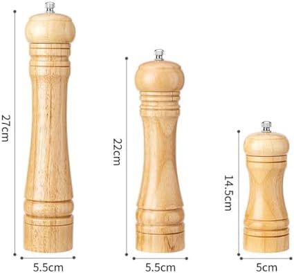 Adjustable Coarseness Salt Pepper Mill Set with Ceramic Core