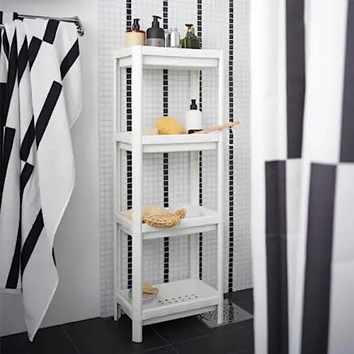 HIEEY 4 Tier Bathroom Shelf Organizer Unit