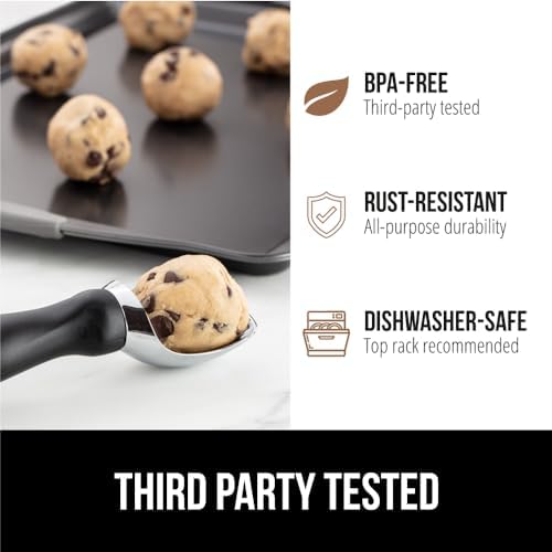 GORILLA GRIP Ice Cream Scoop with Strong Handle