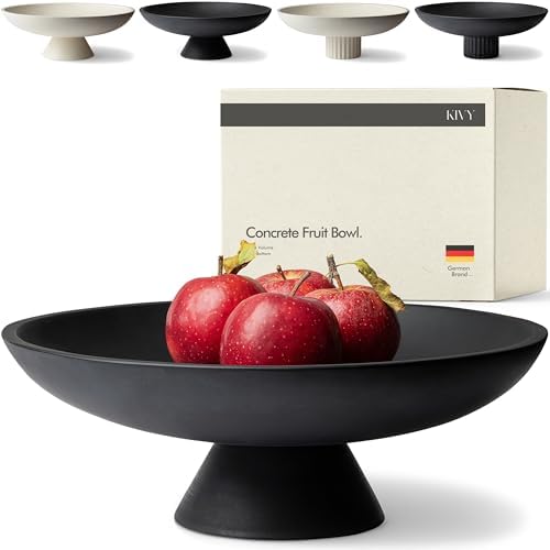 KIVY Concrete Fruit Bowl for Kitchen Counter