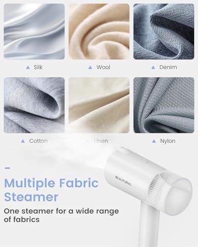 BEAUTURAL Portable Garment Steamer Foldable and Handheld