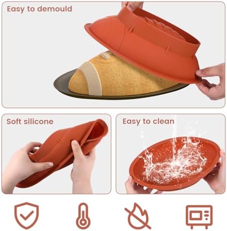Football Cake Pan 105in 3D Silicone Mold for Baking