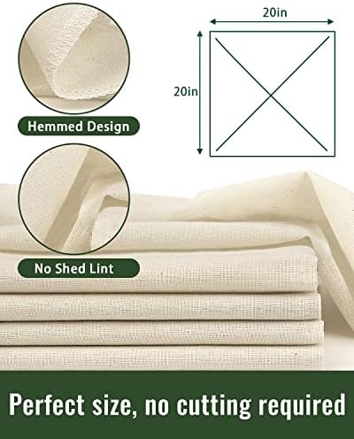 Dynta 100 Grade Cheesecloth 5 Pack 20x20 Inches Reusable