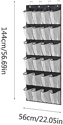 Yiwula Over the Door Organizer 24 Pockets Black