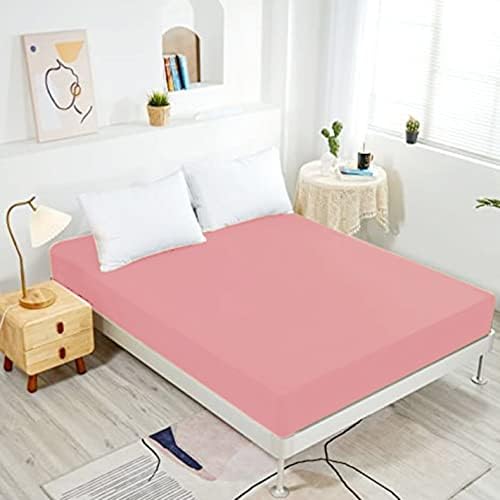 NHNHN Fitted Sheet Twin Size Soft Microfiber