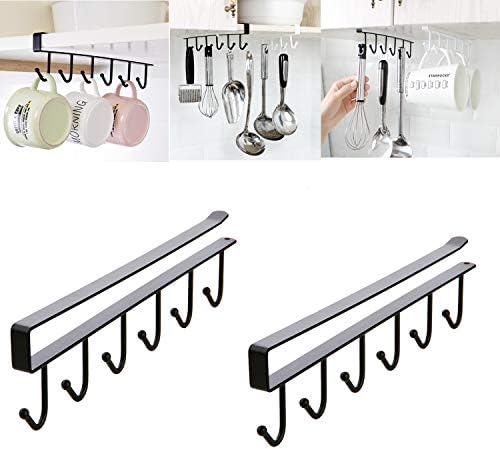 2 Pc Mug Holder for Cabinet Kitchen Storage