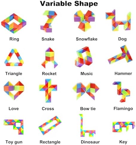 GOLDGE 24 Pack Mini Cube Puzzle Fidget Toys