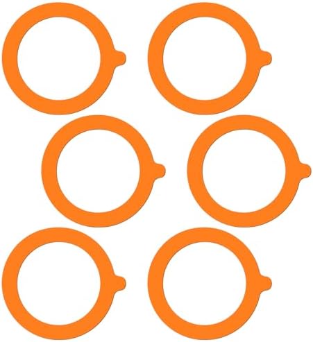 Molain 6Pcs Rubber Seals Rings for Glass Jars