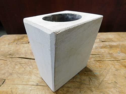 Vintage Style Wooden Sugar Mold Candle Holder
