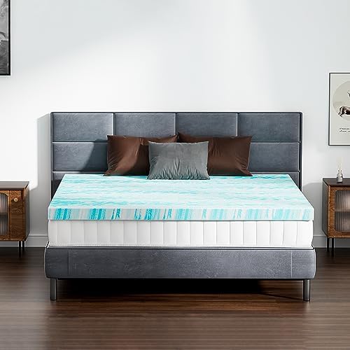 DUMOS Memory Foam Mattress Topper Queen