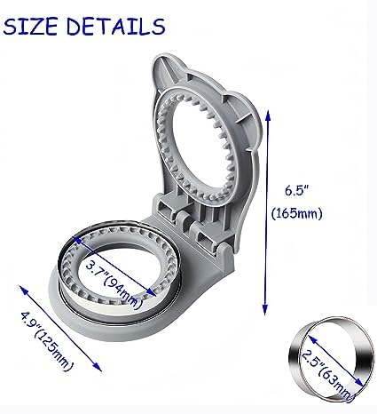 BOSIDETOOL Sandwich Cutter and Sealer Grey
