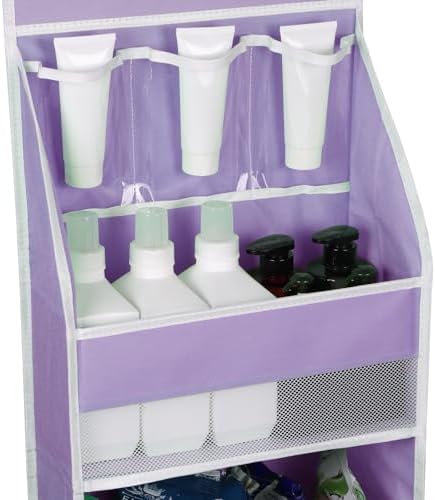 Univivi 5 Shelf Door Hanging Storage Organizer Purple
