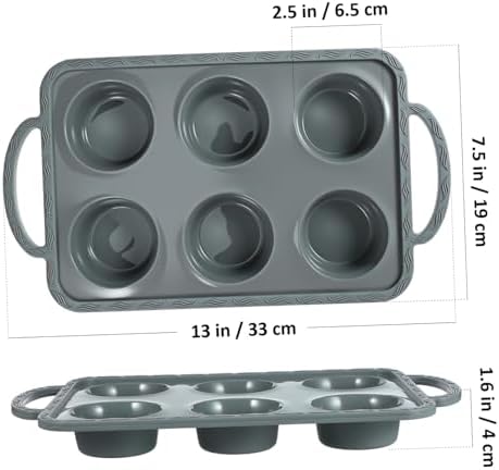 PRETYZOOM Silicone Baking Molds Non-Stick Cake Pan for Creative Desserts