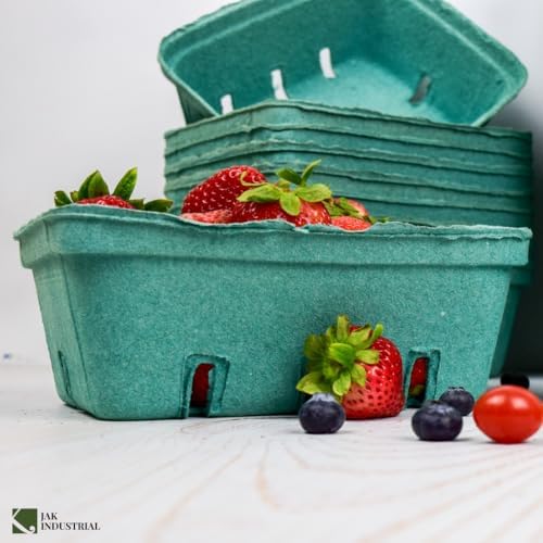 25 Pack Large Vented Berry Basket - Eco-Friendly Food Containers
