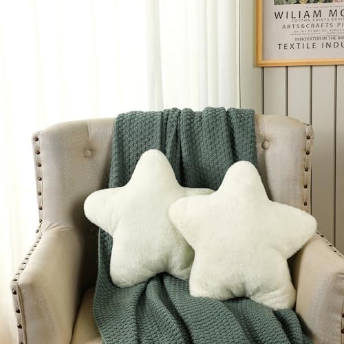Sumind 2 Pcs 157 Inch Star Throw Pillow Plush Decor