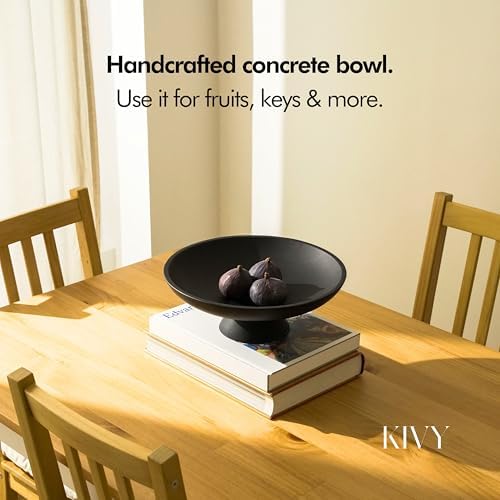 KIVY Concrete Fruit Bowl for Kitchen Counter