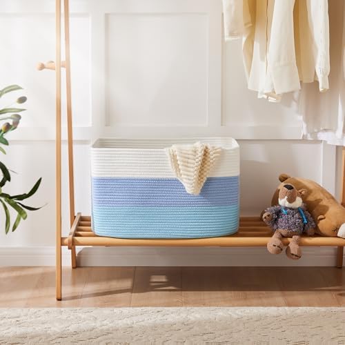 Artfeel Cotton Rope Laundry Basket with Storage