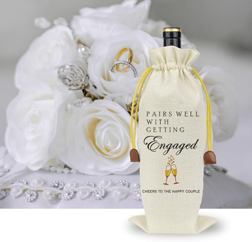Raisingwell Wedding Wine Bag for New Couples