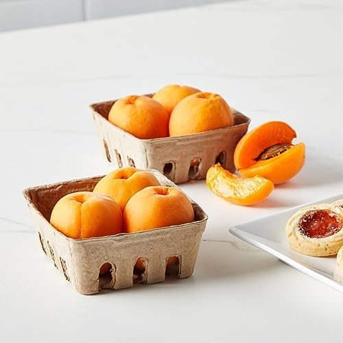 Juvale Pulp Fiber Berry Baskets 4x4x181 In Set of 60