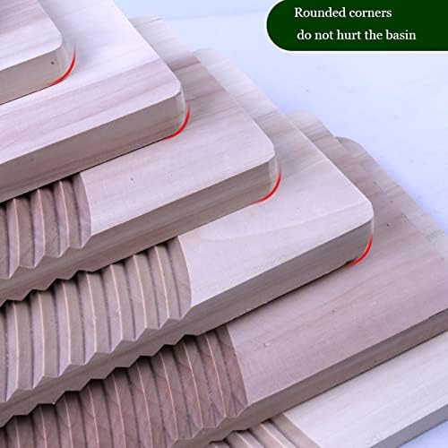 DCFV Multi-Purpose Bamboo Washboard for Hand Laundry