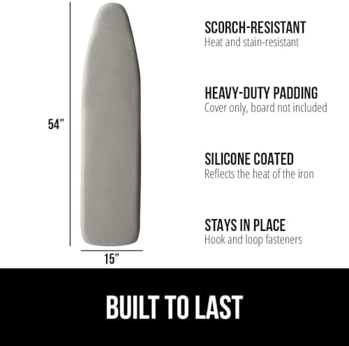GORILLA GRIP Ironing Board Cover with Silicone Padding