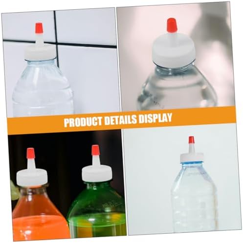Plastic Replacement Bottle Caps for Soda and Squeeze Bottles Leak Resistant Seals