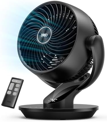 Dreo 13-Inch Oscillating Table Fan with Remote