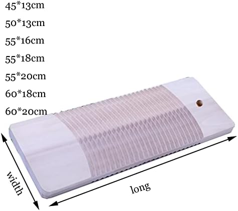 DCFV Multi-Purpose Bamboo Washboard for Hand Laundry
