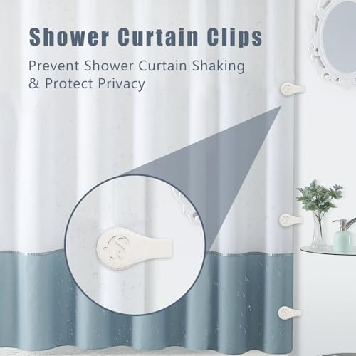 Magnetic Silicone Shower Curtain Clips 3 Pack