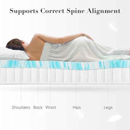 DUMOS Memory Foam Mattress Topper Queen