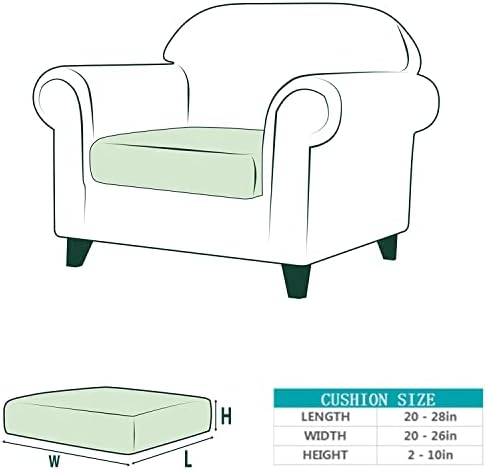 HOOBUY Waterproof Couch Cushion Cover 1pc