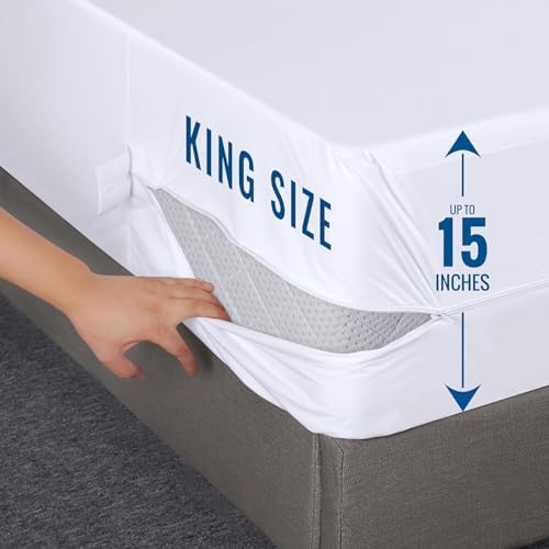 Utopia Bedding King Mattress Encasement Waterproof