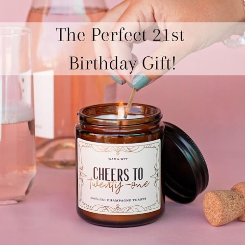 Wax Wit 21st Birthday Candles for Her