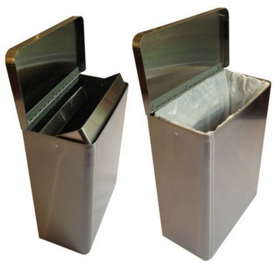 Surface Mount Sanitary Napkin Receptacle Liner TD1010 50 Bags Per Roll