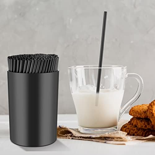 200 Pcs Black Coffee Stirrer and Holder Set